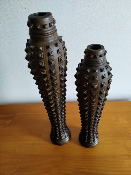 Other - Wooden candle holder vtg